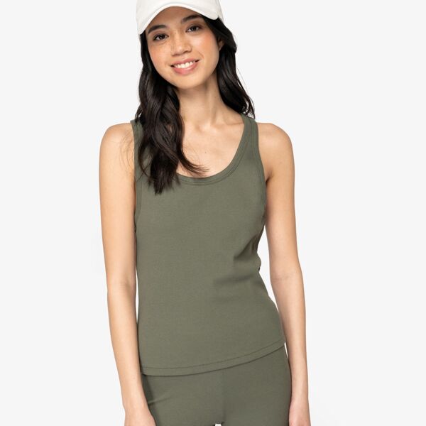 Native Spirit Ladies Ribbed Tank Top Thumbnail