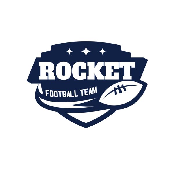 Rocket Football Team logo template Thumbnail