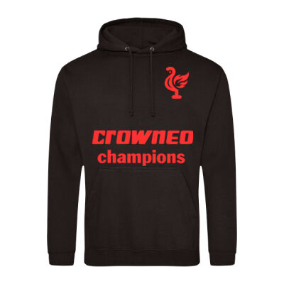 Retro Crowned Champions Adult Hoodie 2 Thumbnail