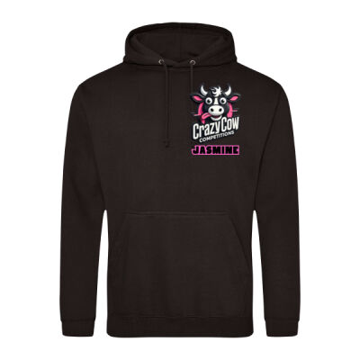 Crazy Cow Competitions JASMINE Left breast Hoodie Thumbnail