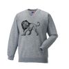 Russell Schoolgear Kids V Neck Sweatshirt Thumbnail